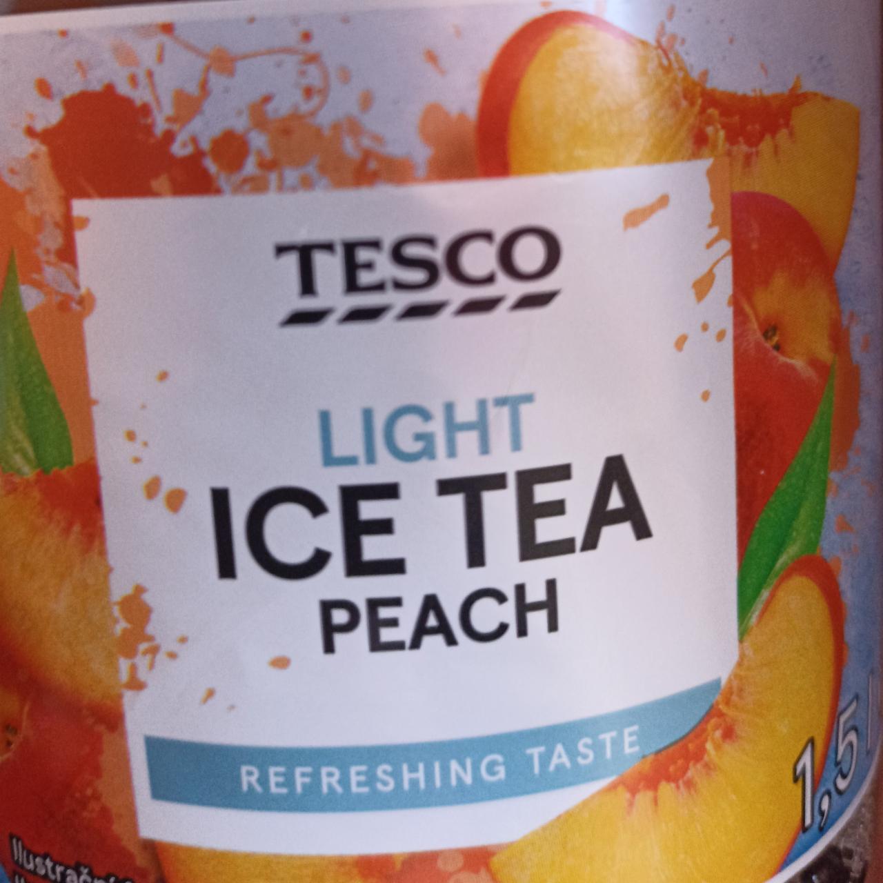 Фото - Light ice tea peach Tesco