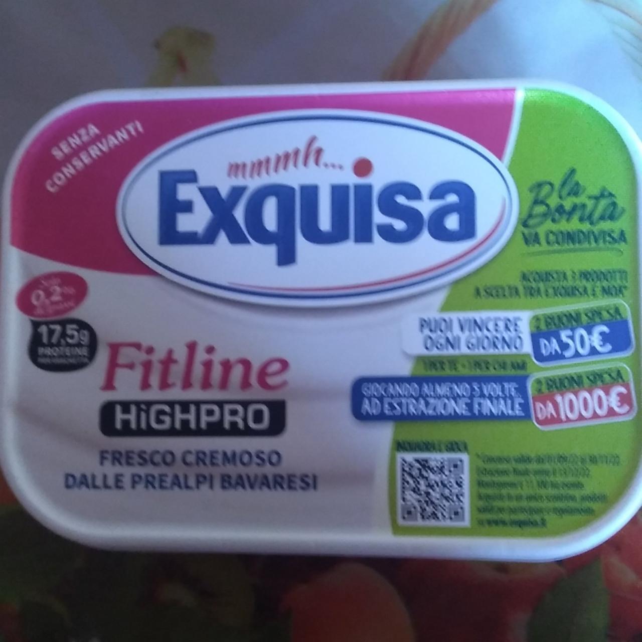 Фото - Крем-сыр с высоким содержанием белка Exquisa Fitline