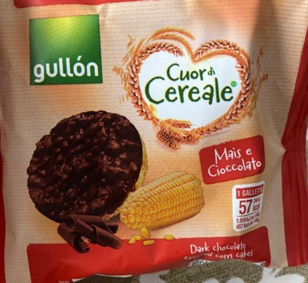 Фото - Хлебец кукурузный с шоколадом Cuor Cereale Gullon