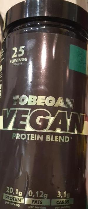 Фото - протеин мятный чай vegan protein blend Tobegan