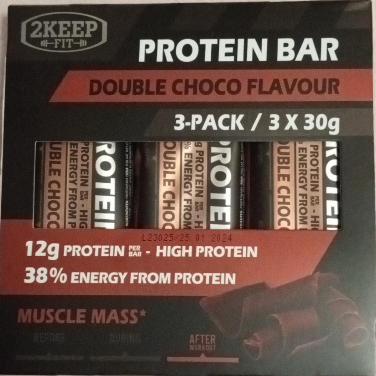 Фото - Протеиновый батончик шоколадный Protein bar Double choco flavour 2KEEP