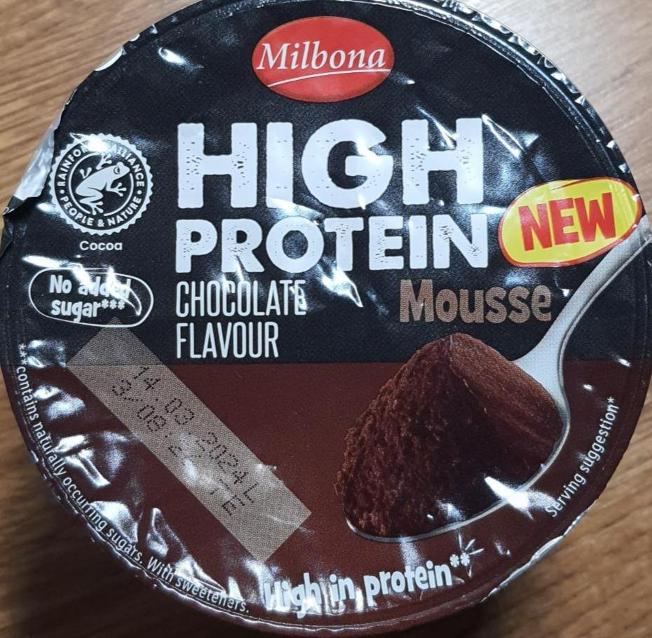 Фото - High Protein Mousse Schokogeschmack Milbona