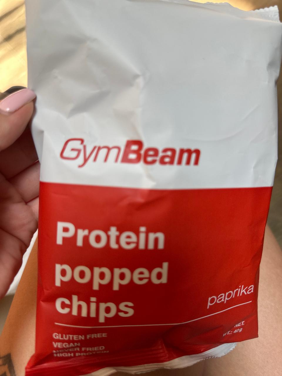 Фото - Протеиновые чипсы Protein popped chips Paprika GymBeam