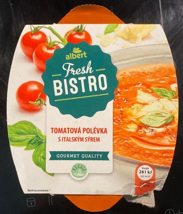 Фото - Krémova tomatová polévka s italským sýrem Fresh Bistro Albert 