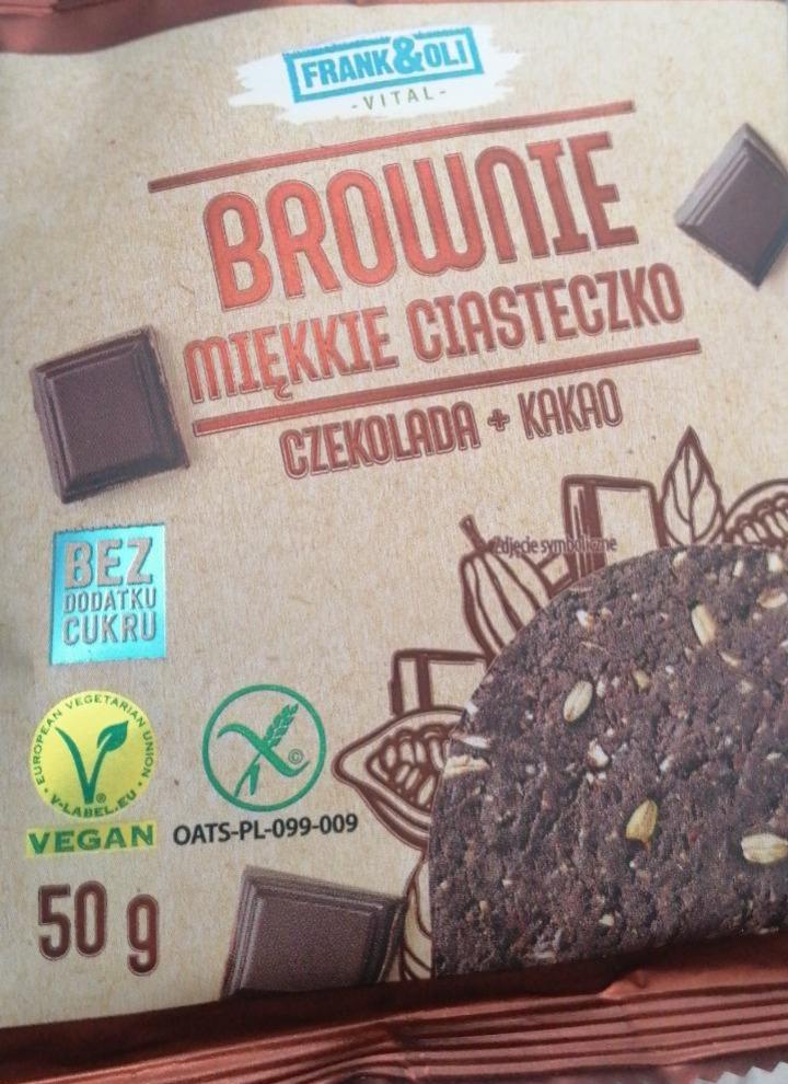 Фото - Kokosowe miękkie ciasteczko Miąższ kokosowy+Migdał bez cukru 50g Frank&Oli!