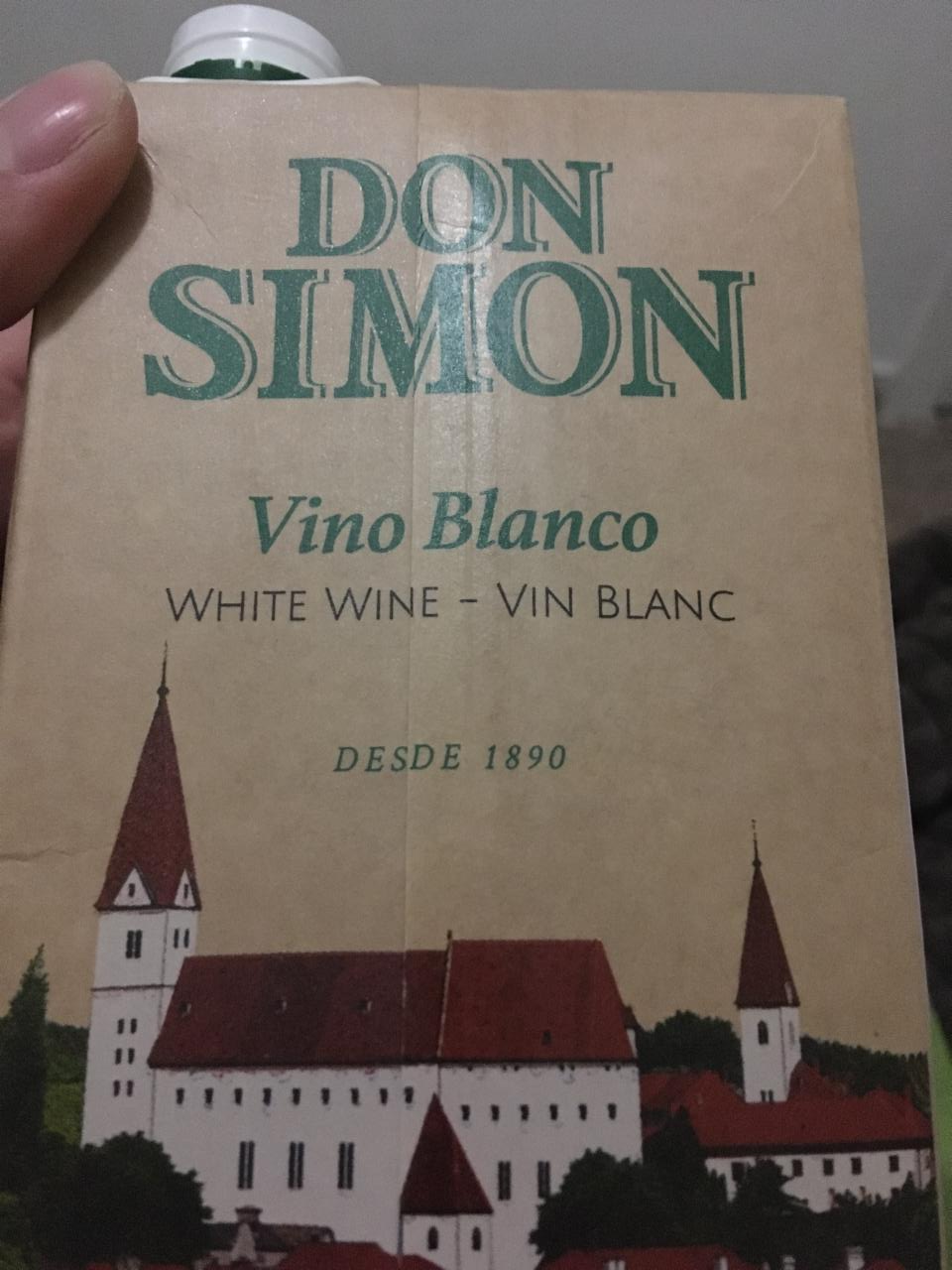 Фото - Вино столовое белое сухое Blanco Don Simon Дон Симон