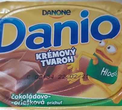 Фото - творог кремовый с ароматом шоколада и лесного ореха Danio Danone