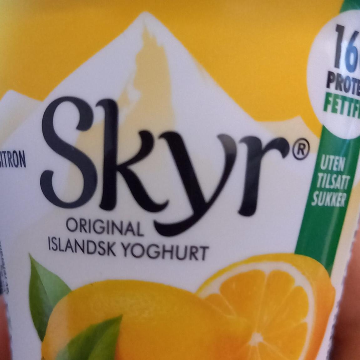 Фото - Original islandsk yoghurt Sitron Q Skyr