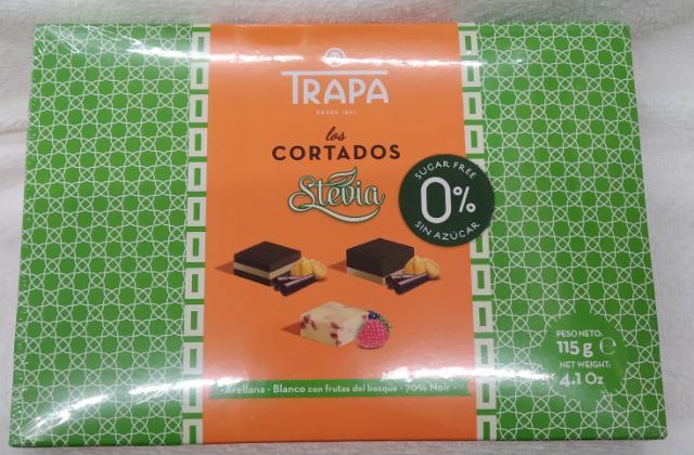 Фото - Конфеты шоколадные Стевия 0% сахара Cartados Stevia Trapa