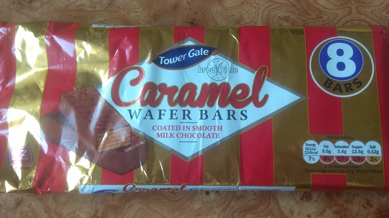 Фото - карамельные вафли в шоколаде caramel wafer bars Tower Gale