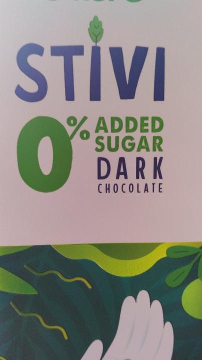 Фото - шоколад черный со стевией 60% Stivi АВК