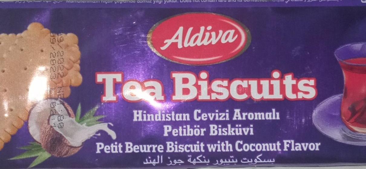 Фото - Печенье чайное со вкусом кокоса Tea Biscuits Aldiva