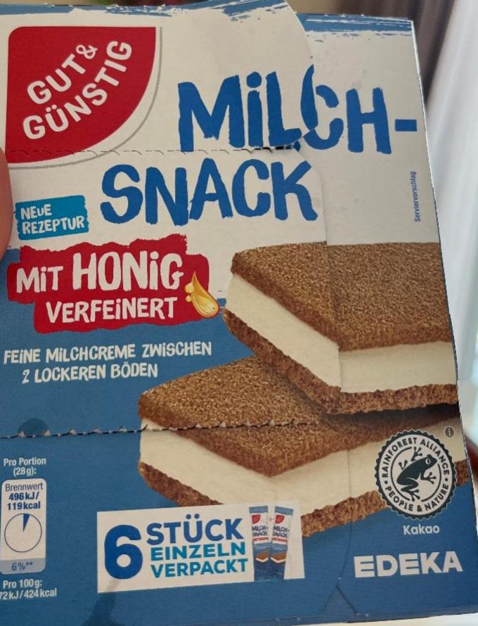 Фото - Milch snack Gut&Günstig