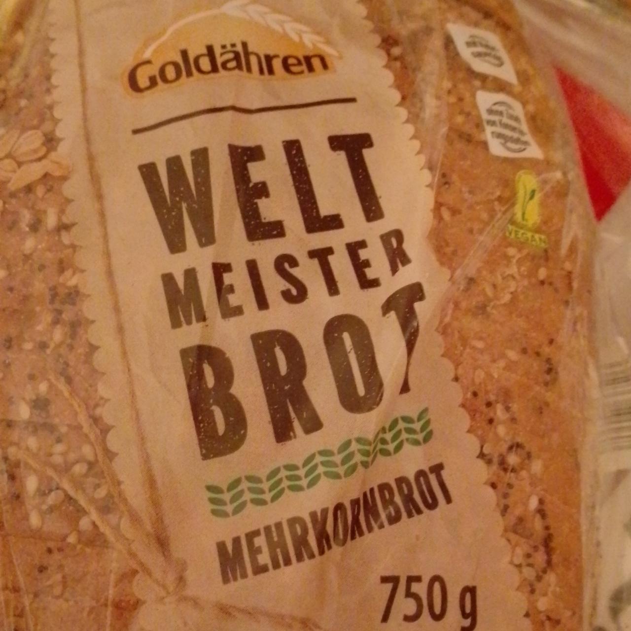 Фото - Welt Meister Brot Mehrkornbrot Goldähren
