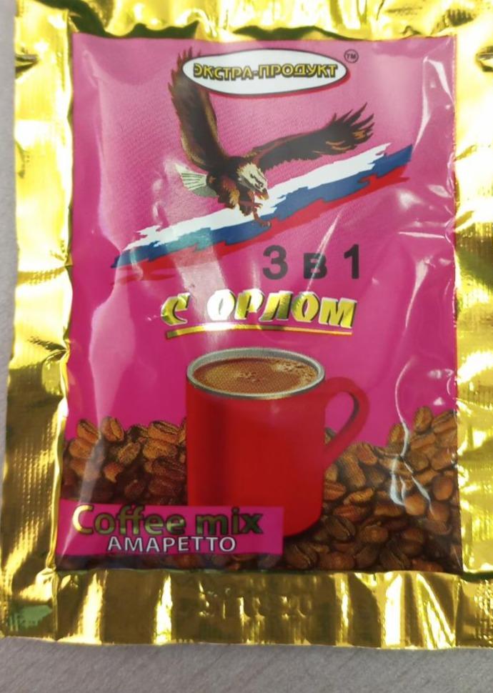 Фото - Напиток кофейный растворимый 3 в 1 Амарето Экстра-продукт