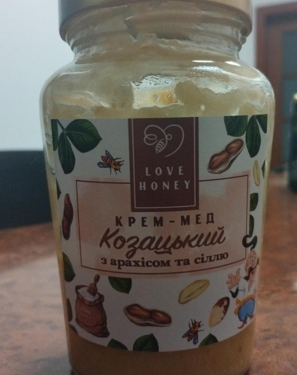 Фото - Крем-мед Козацький с арахисом и солью Love Honey