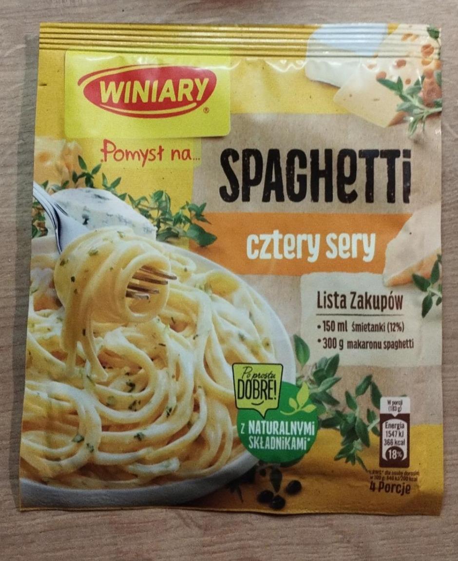 Фото - Приправа 4 сыра Four Cheese Spaghetti Winiary