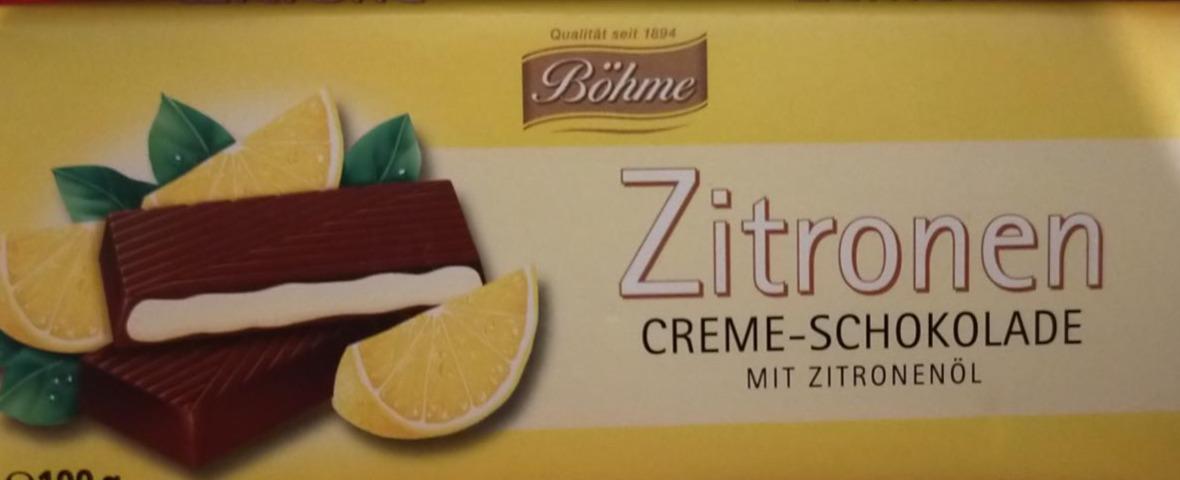 Фото - Zitronen Creme-Schokolade Böhme