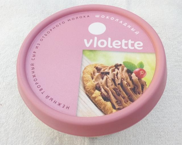 Фото - Творожный сыр шоколадный Виолетта Violette