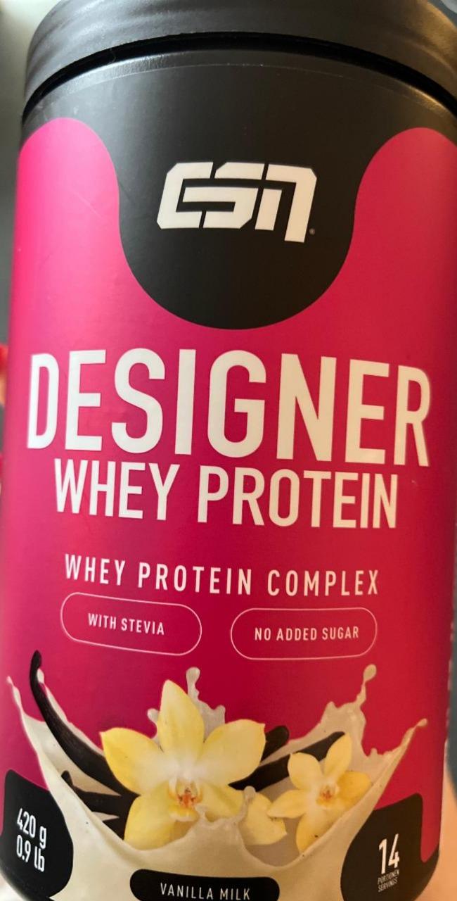 Фото - Designer Whey Protein Vanilla milk ESN