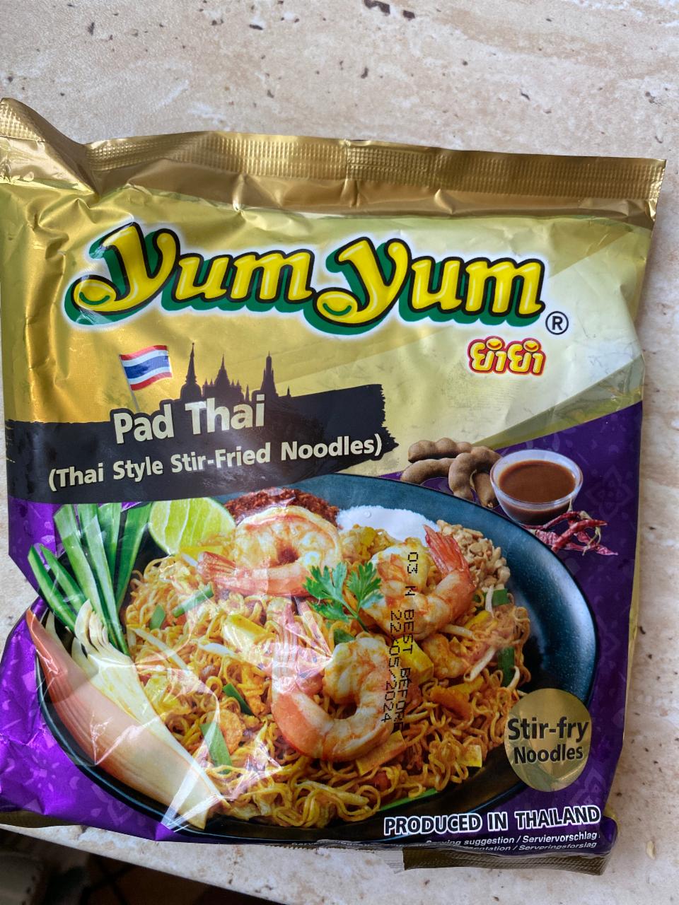 Фото - лапша быстрого приготовления пад тай Pad Thai Yum Yum