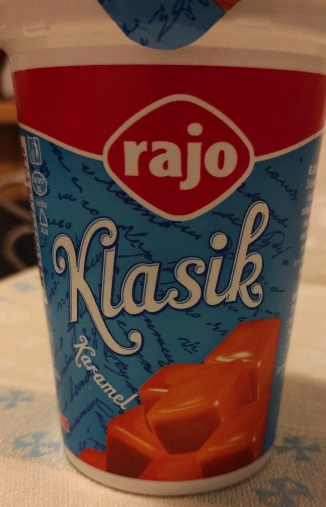 Фото - классический карамельный йогурт Rajo