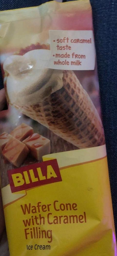 Фото - Wafer Cone with Caramel Filling Billa