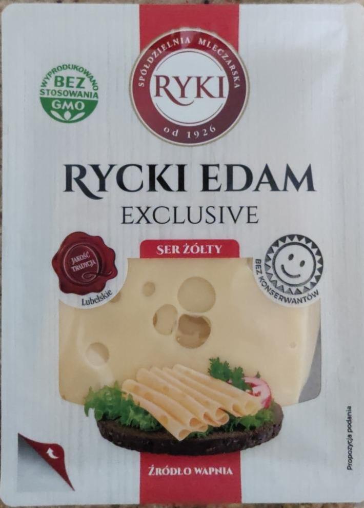 Фото - Сыр сычужный твердый Рицкий Эдам 45% Ryki