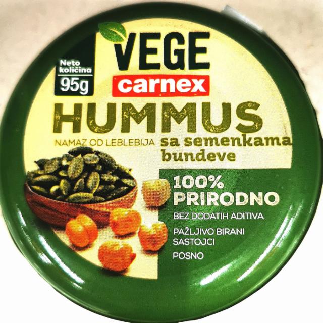 Фото - хумус с семечками подсолнечника Vege Carnex
