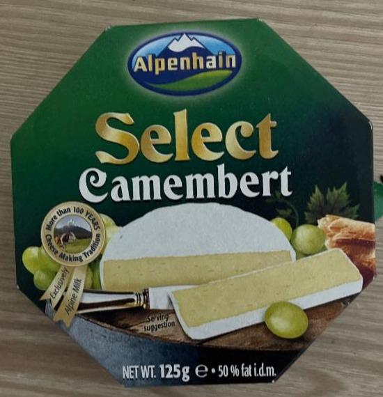 Фото - Сыр 50% с белой плесенью Select Camembert Alpenhain