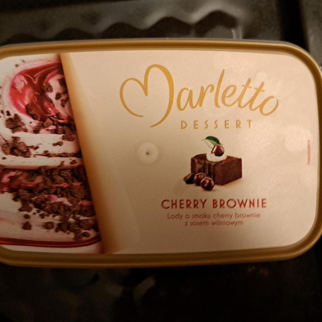 Фото - Dessert Cherry brownie Marletto