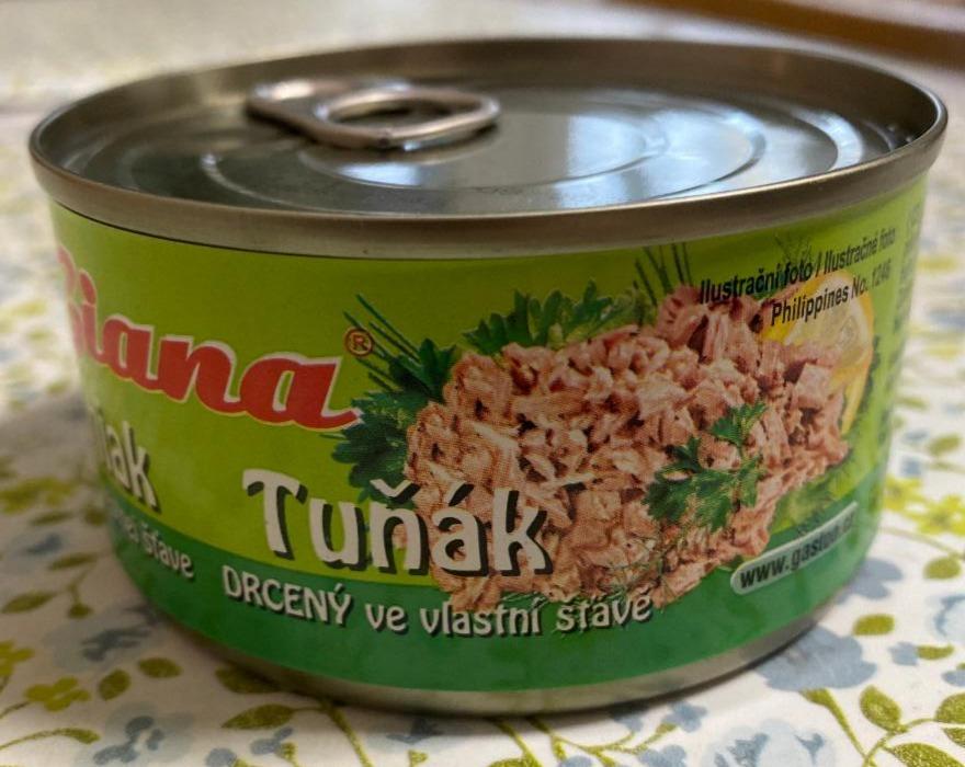 Фото - Тунец Tuna измельченный в собственном соку Giana