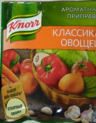 Фото - Приправа Классика овощей универсальная Knorr