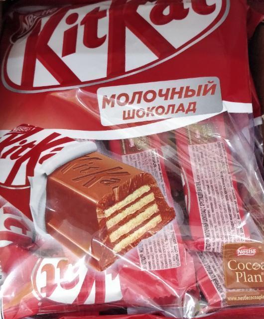 Фото - Батончик шоколадный с хрустящей вафлей KitKat