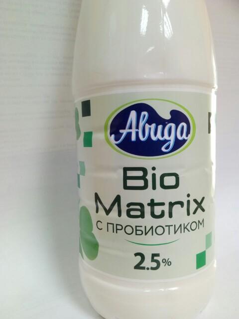 Фото - Биопродукт кисломолочный BIO MATRIX с пробиотиком 2.5% Авида