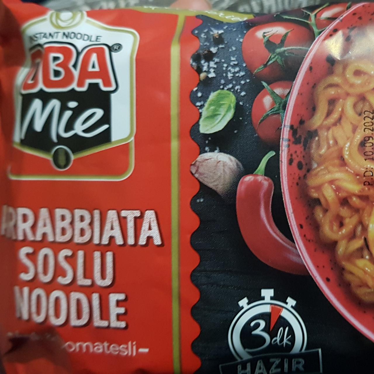 Фото - лапша быстрого приготовления Arabbiata Soslu Noodle Oba Mie