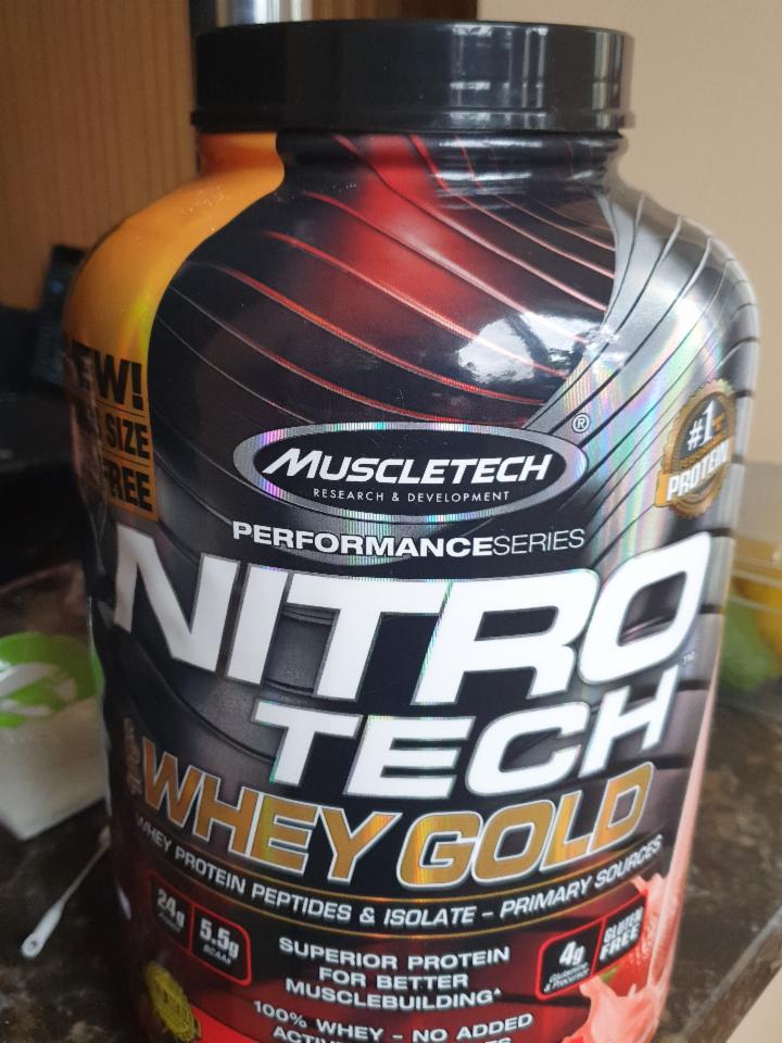 Фото - Протеин Nitro Tech 100% Whey Gold Cookies and Cream MuscleTech