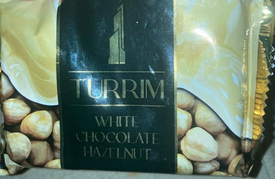 Фото - Шоколад белый с фундуком и хлопьями Turrim