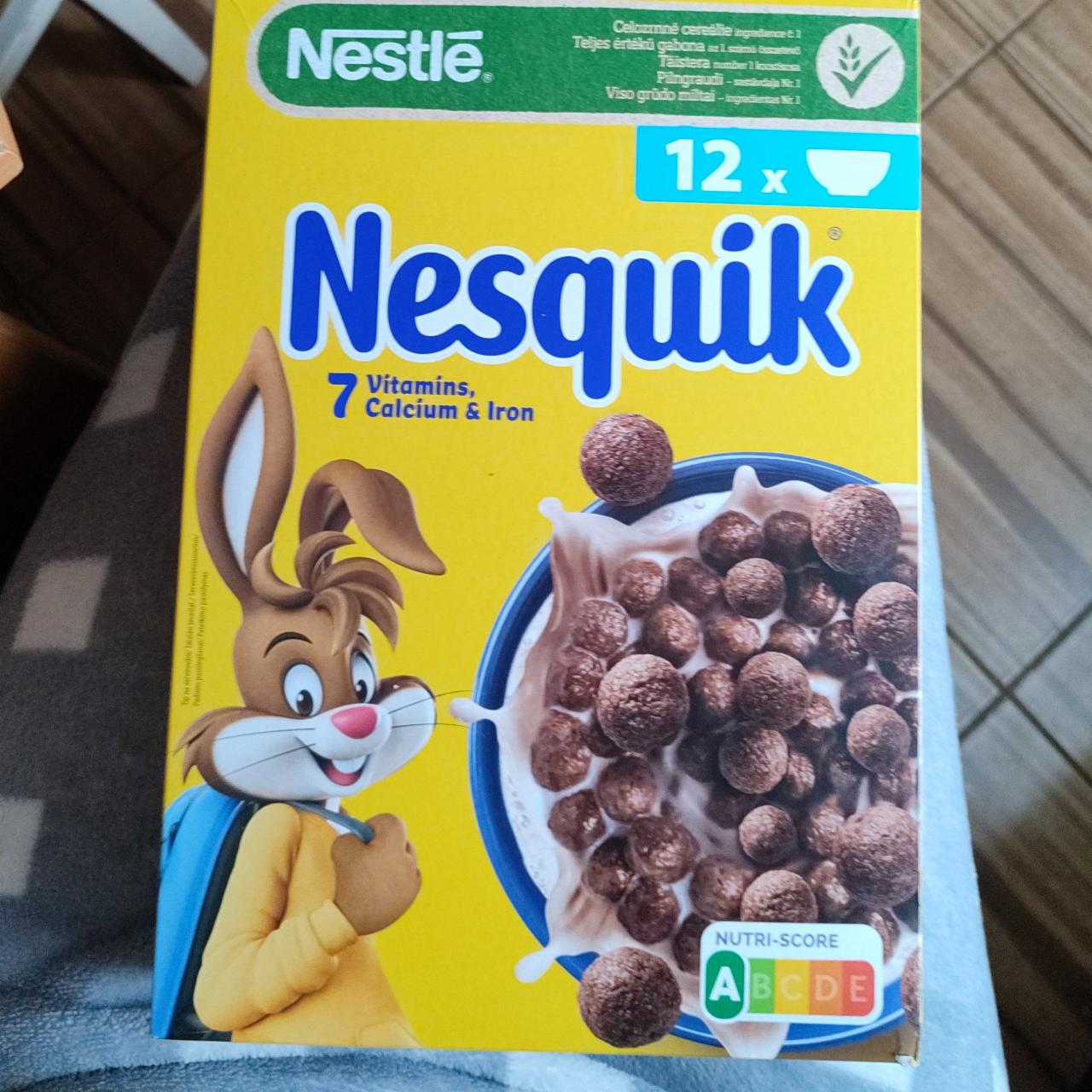 Фото - Сухой завтрак шоколадные шарики Nesquik Nestle