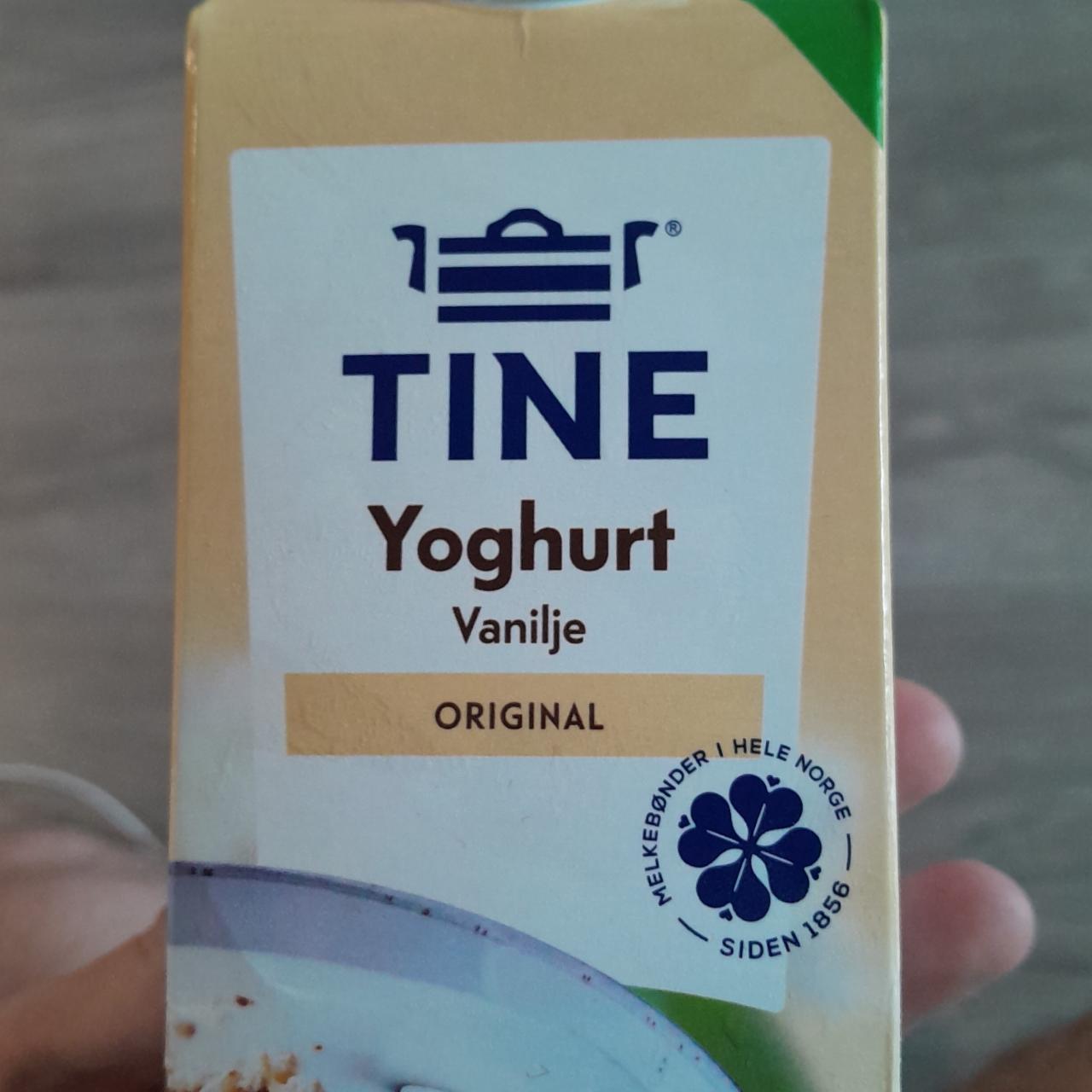 Фото - йогурт питьевой ванильный Tine
