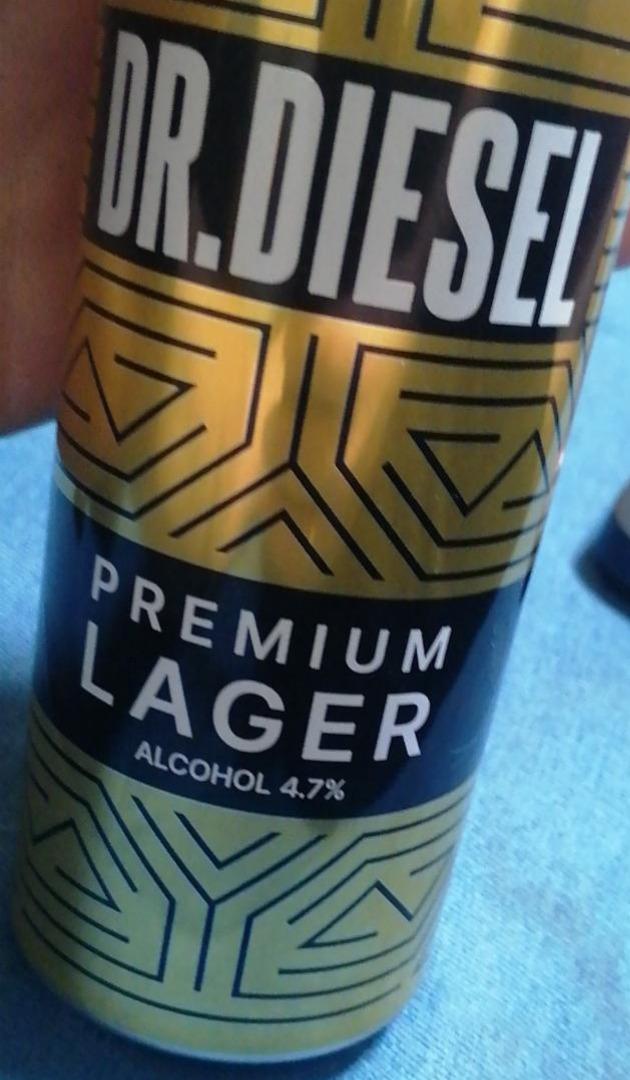 Фото - Пиво светлое пастеризованное Premium Lager Dr. Diesel
