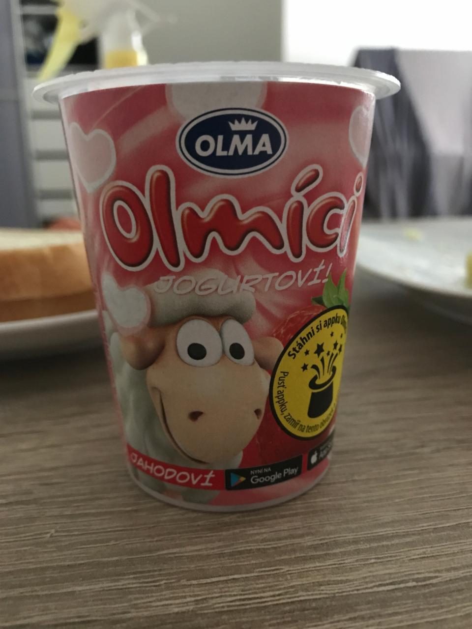 Фото - йогурт клбуника Olmici Olma