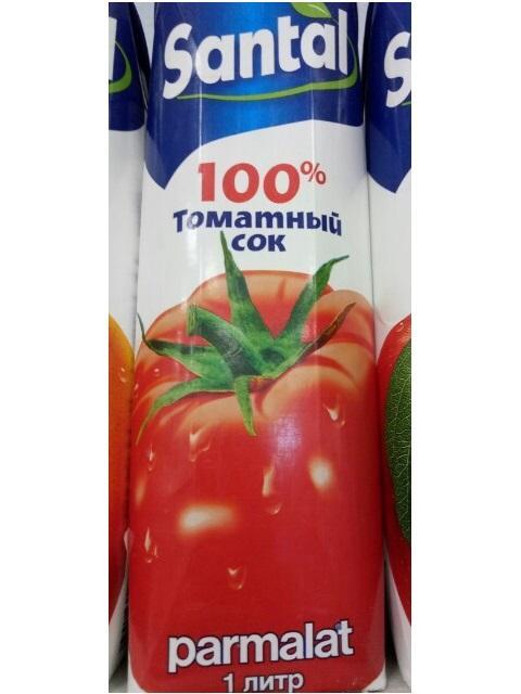 Фото - Сок Santal томатный 100%