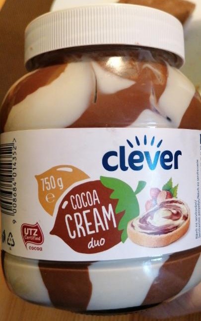 Фото - шоколадная паста с фундуком и белым шоколадом Clever