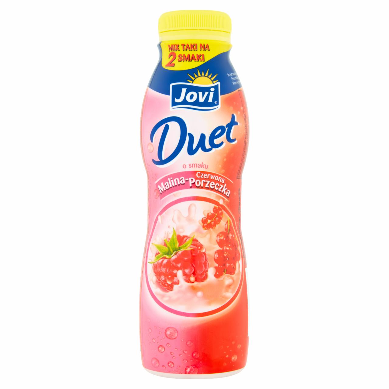 Фото - питьевой йогурт дуэт со вкусом малины и красной смородины Jovi