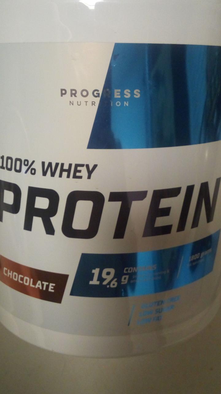 Фото - 100% WHEY protein chocolate Progress nutrition