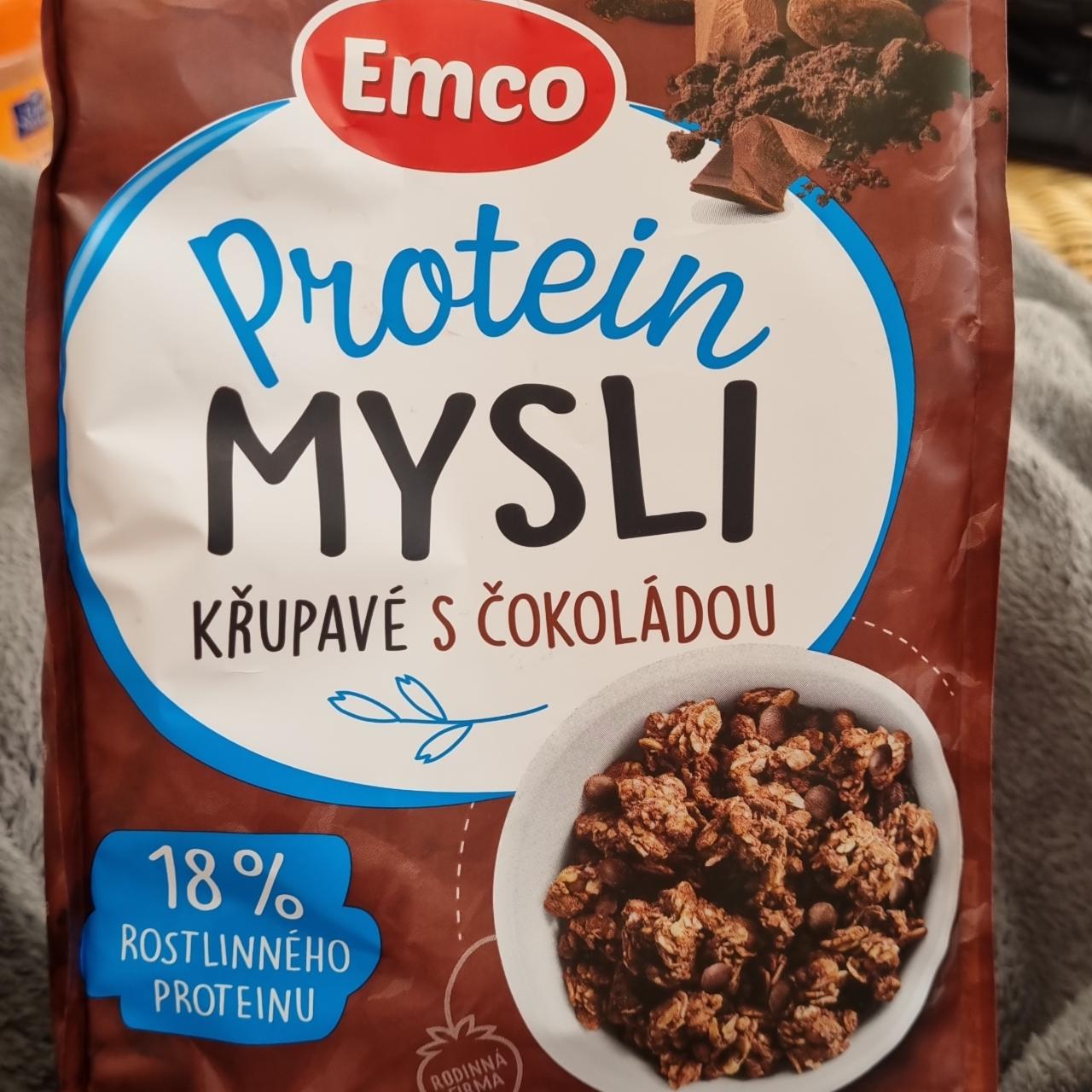 Фото - Мюсли Mysli протеиновые с шоколадом Emco