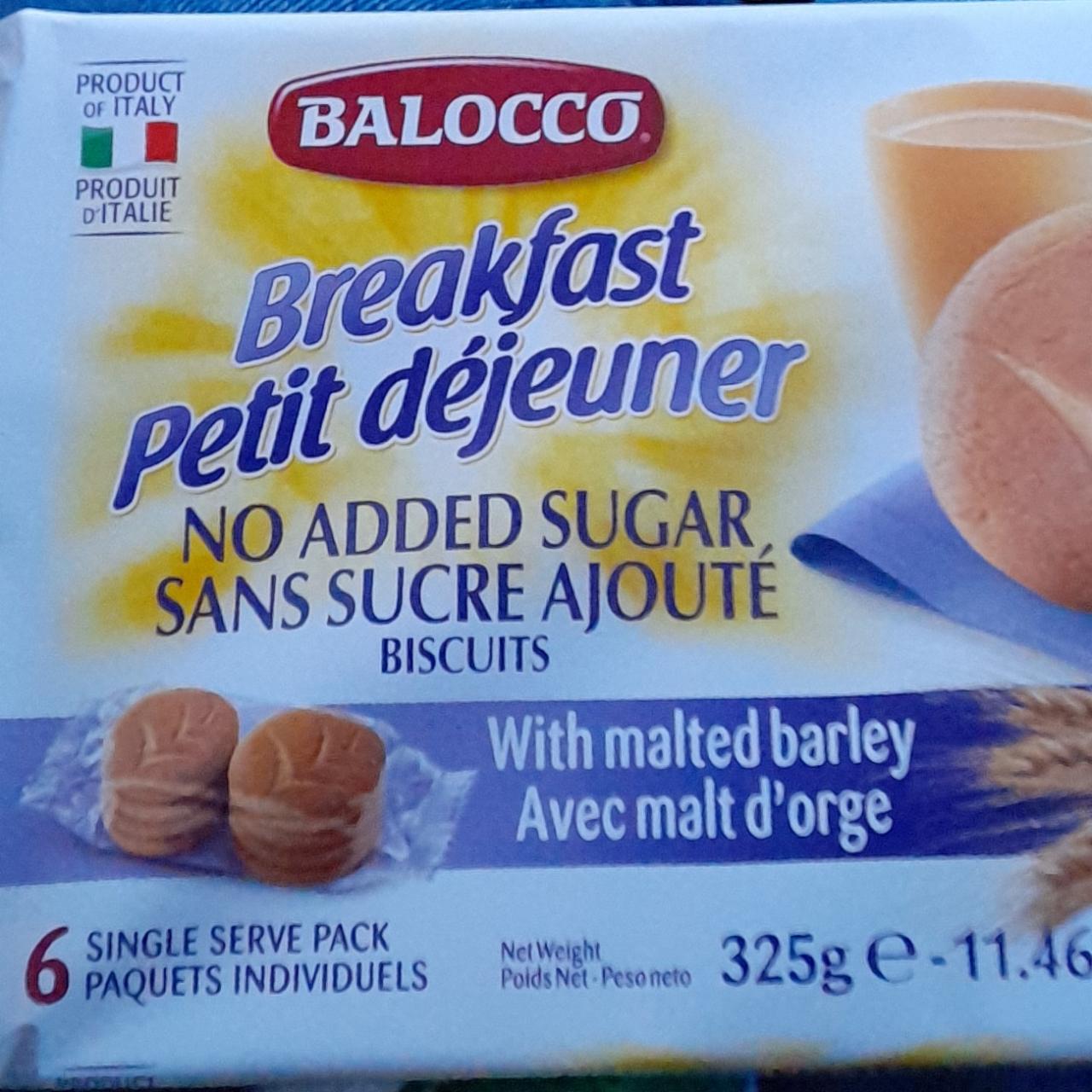 Фото - Печенье без сахара Breakfast Petit Balocco