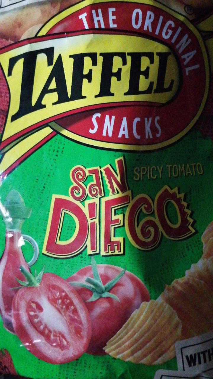 Фото - Чипсы San Diego spicy tomato Taffel