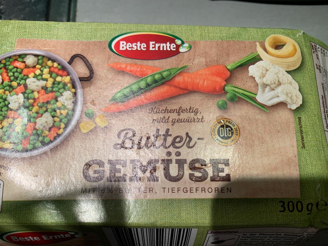 Фото - Заморожені овочі Butter Gemüse Beste Ernte